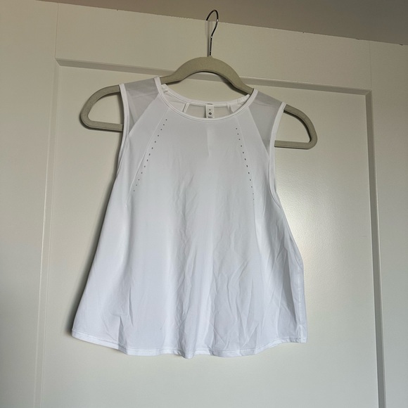 Lululemon White Tank Top - Picture 1 of 3